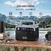 FlashFish Przenośny Zasilacz Duża Pojemność Litowo-Żelazny Wysoka Moc AC 300W Szczytowa MPPT LED Ładowanie Słoneczne Domowy Zewnętrzny Samochodowy Awaria Zasilania Katastrofa Trzęsienie Ziemi