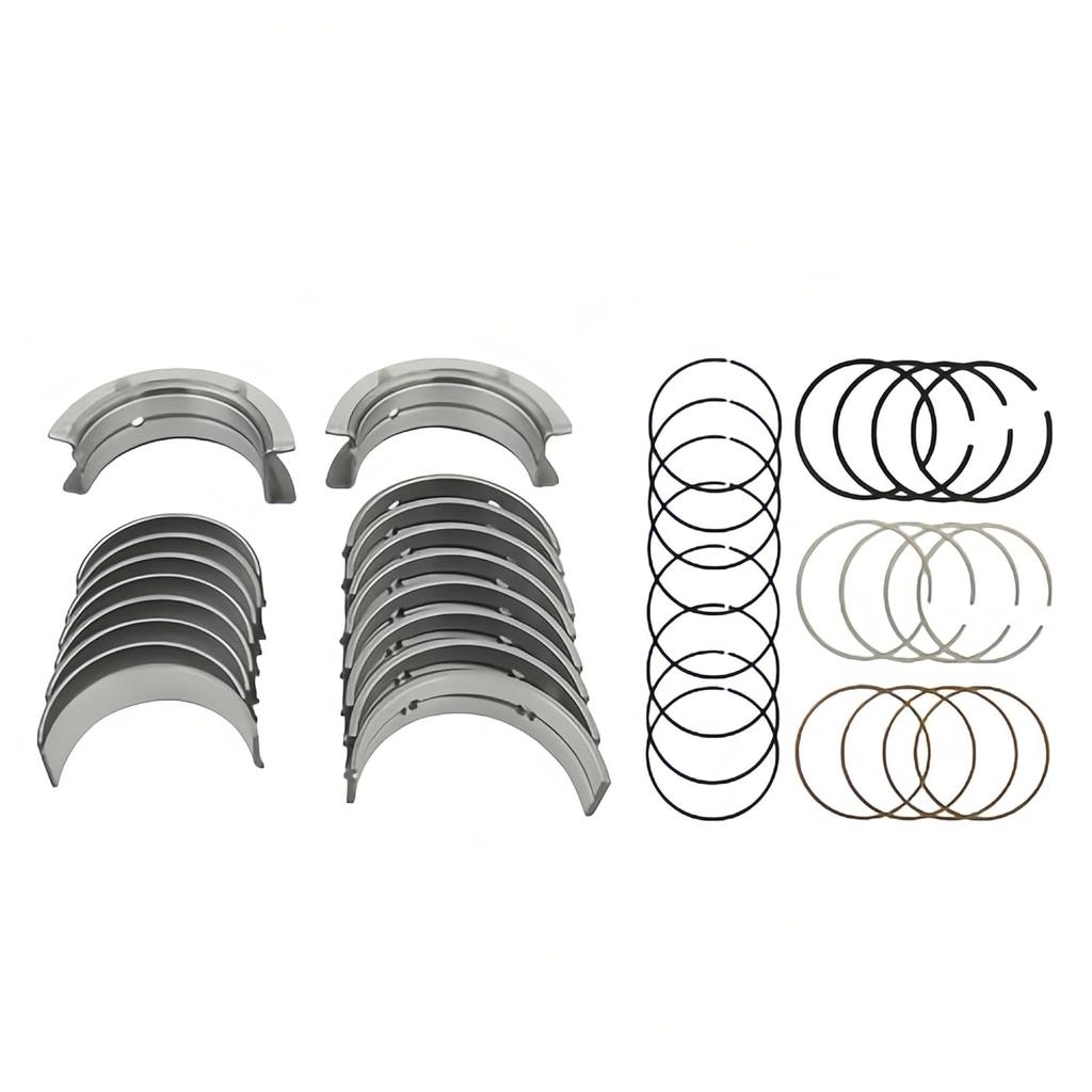STD Piston Rings & Main Rod Bearing Set Fits for Buick Chevy Cruze Encore 1.4 L DOHC 2011-2015, Replaces 55568531, 25195065