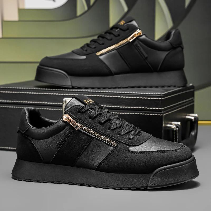 Slipper Skateboard Schuhe für Herren Freizeitschuhe Herren Sneaker Weich und Bequem Sport und Freizeit Frühling und Herbst Mode