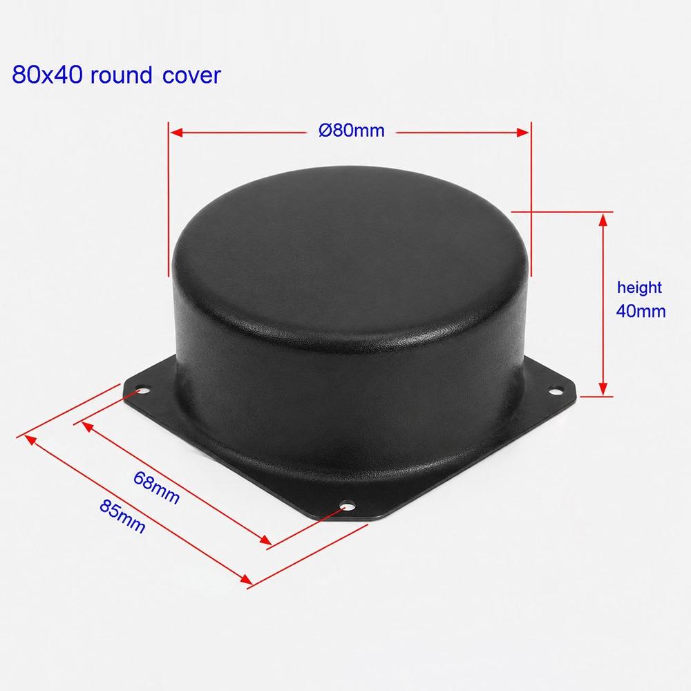 1Pcs Metal Toroidal Transformer Shield Cover Audio Amplifier Accessory 80x40mm