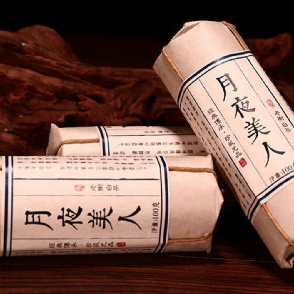 Natural White Peony Tea Cake 100g Moonlight White Loose Leaf Herbal Tea for Energy 01