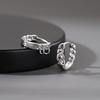 Silver Plated Men's Trendy Stud Earrings - Bad Boy Style Hoops Jewelry