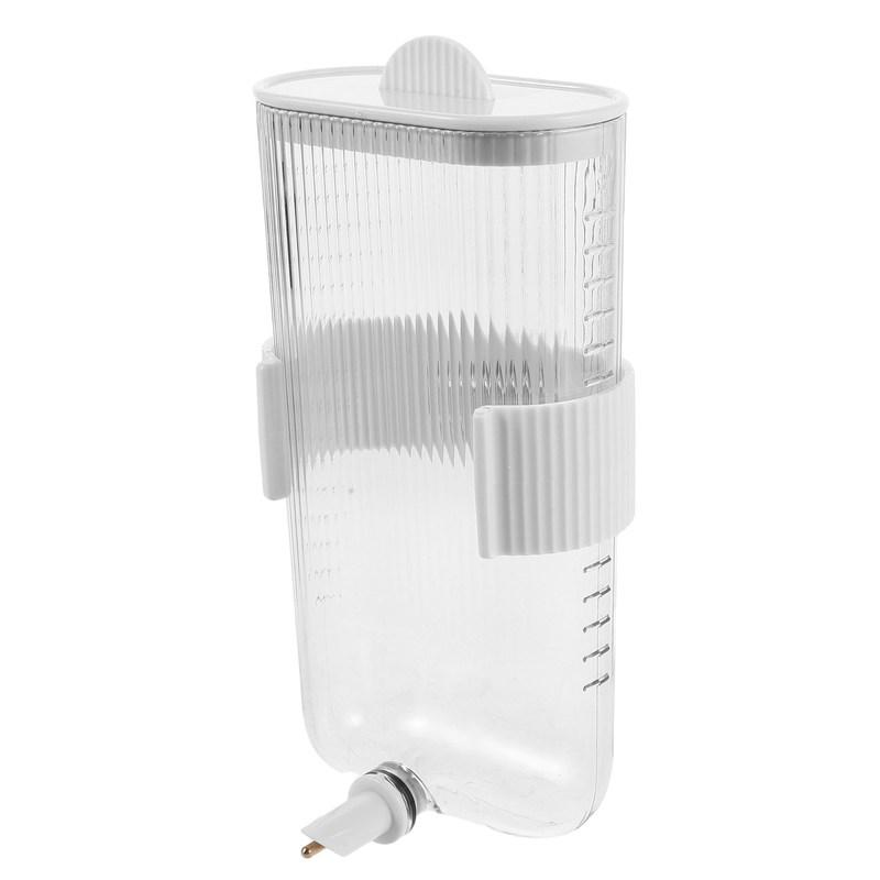 Automatic Parrots Waterer 360Ml Transparent No Mess Plastic Bird Cage Water Bottle Hanging Feeder for Budgie Cockatiel Canary