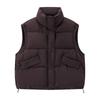 Down cotton vest women's short thickened autumn and winter new college style loose vest