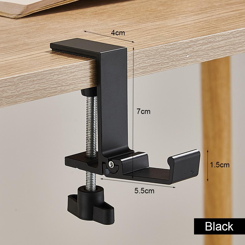 Adjustable Desk Edge Hook Punch-free Hanging Bag Hanger Removable Handbag Holders Foldable Multi-functional Table Hook