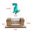 Busy Board Part Sequined Dinosaur Kids Instrument DIY Rain Sound Effect Rattle Tube Rainstick for