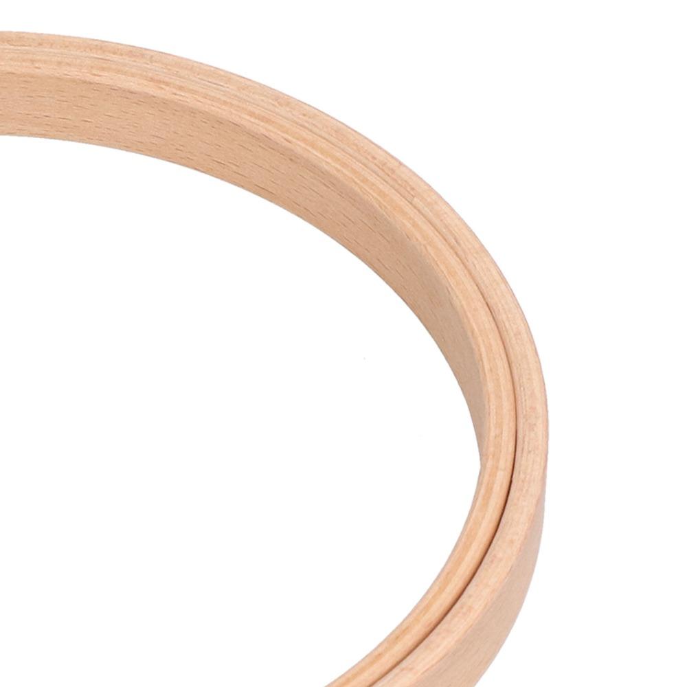 2pcs Beech Wood Cross Stitch Hoop 6 Inch Embroidery Frame Wooden Embroidery Hoop For Art Craft