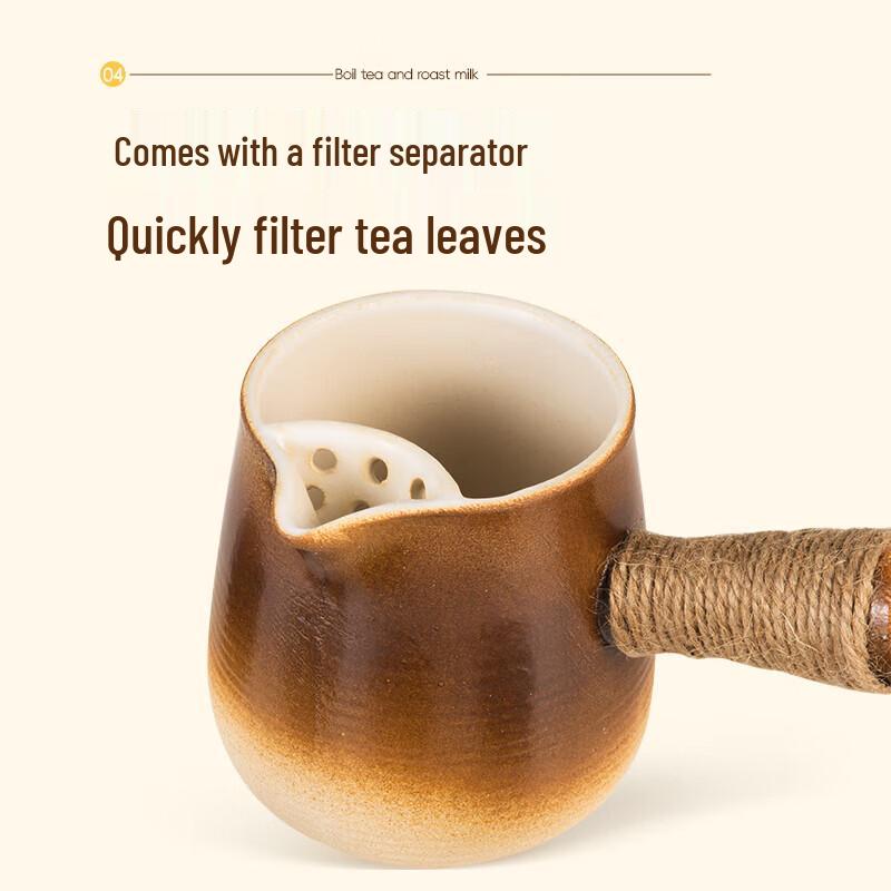Beishanlang Outdoor Ceramic Stove Tea  Milk Pot Set