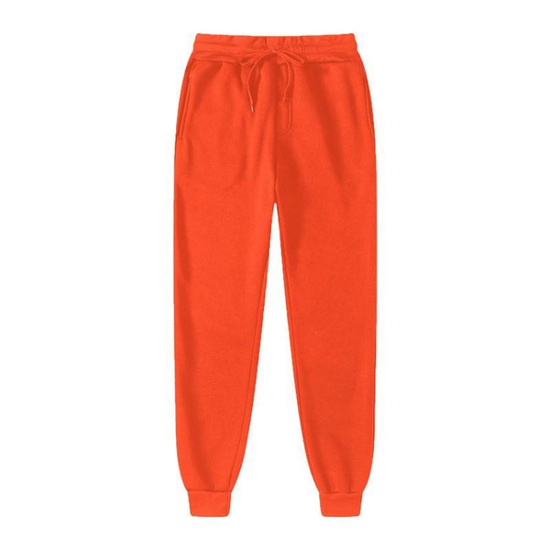 Mens Fleece Jogger Pants Casual Sportswear Straight Fit Elastic Waist Drawstring Bottom
