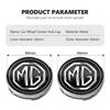 For MG 4pcs 56/60mm Car Wheel Center Hub Cap Rim Cover Stickers Cyberster 3 5 6 7 ZS ES5 ONE HS 4 EV