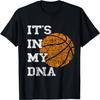 Basketball Es liegt in meiner DNA Fingerabdruck Basketball Spielen T-Shirt