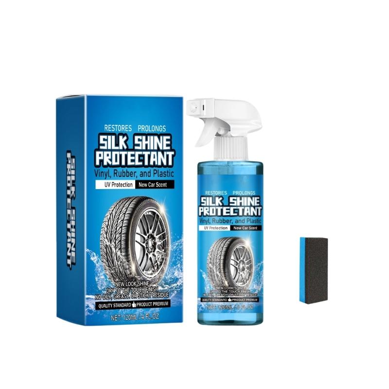 Tire Shine Foam 4 fl oz Wheel & Tire Cleaner Universal Wheel Cleaner Foam Auto Detailing Tire Protectant 1