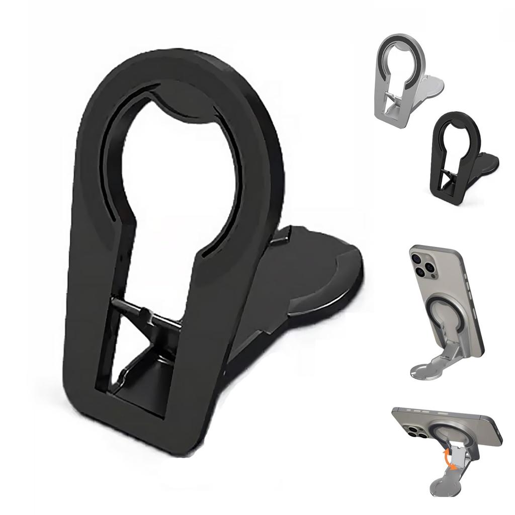Double Adjustable Holder, Holder, Mag-netic Phone Stand For And Smartphones, Compatible With Car Mount