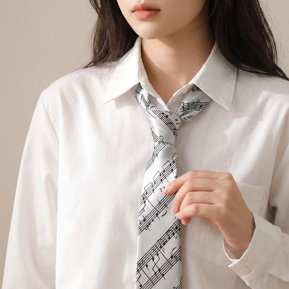 Korean JK Uniform Necktie Stripe Shirt Tie Decoration Casual Waist Belt  Neck Tie