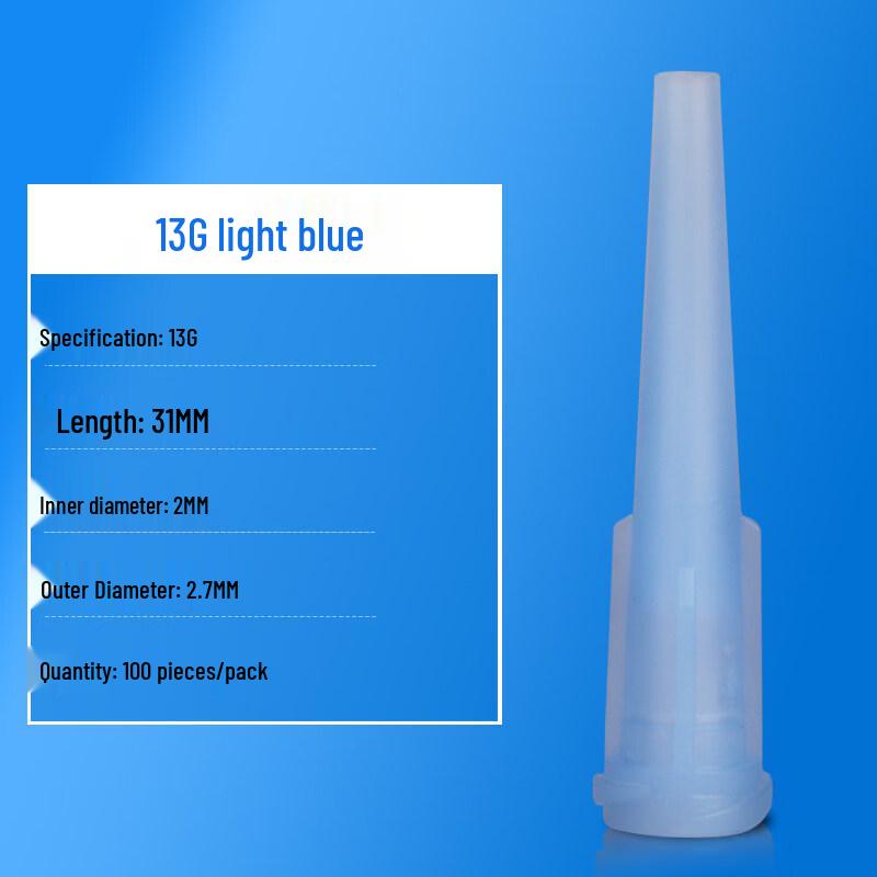 All-Plastic Slanted Dispensing Needle Tips