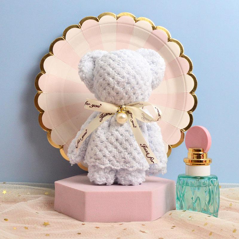 

Рушники Маленький Ведмедик - Весілля, Цукерковий магазин, Червоний, на Новий рік, День Незалежності, Подарунки до Свята середини осені Thick 30x30 cm