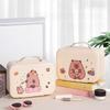 Cute Cartoon Makeup Bag With Large Capacity And Mirror For Daily Travel And Gift