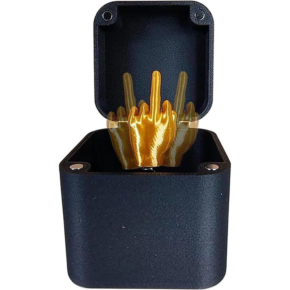 Spoof Hand Christmas Prank Gift Christmas Box Prank Middle Finger  Home Decoration