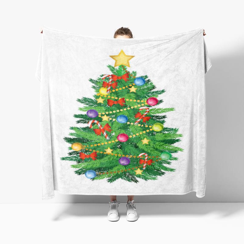 Wohndekoration Plüsch Überwurf Sofadecke Tagesdecke Bett flauschig weiche Decken Dekor Plaid Modern Halloween Frohe Weihnachten Winter