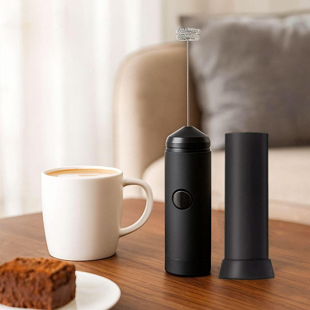 Plastic Electric Milk Frother Handheld Milk Foaming Machine Coffee Foam Maker  Travel