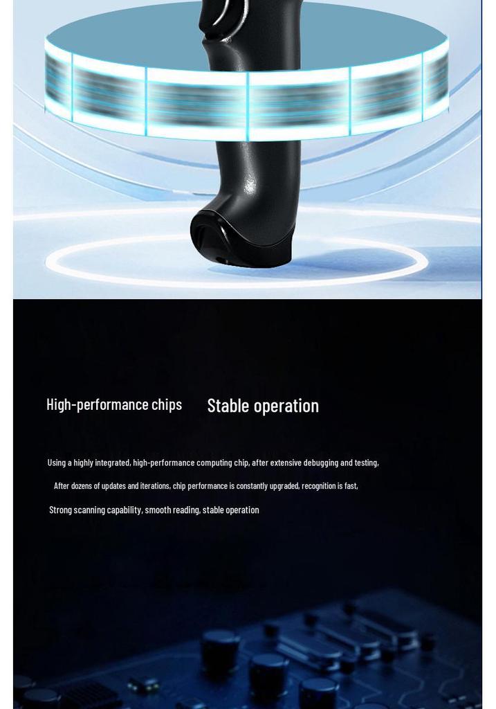 Yongli Wireless Bluetooth 1D/2D Barcode Scanner for Express Logistics & Supermarkets