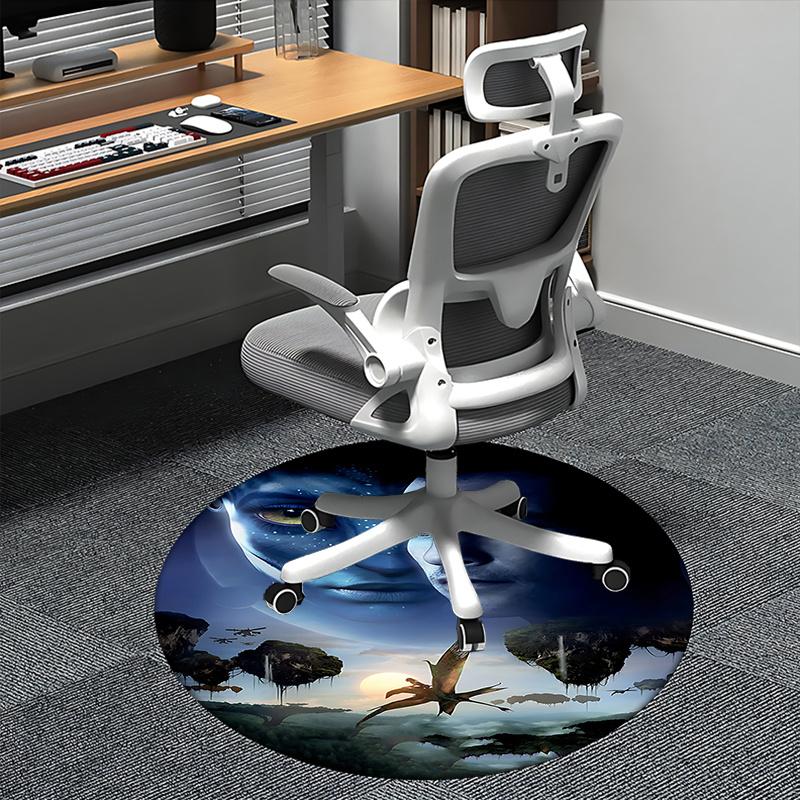 

Avatar Inspired Chair Mat Round Carpet for Home Decor, Office Use, and Gifts0191b 80cm by 80cm