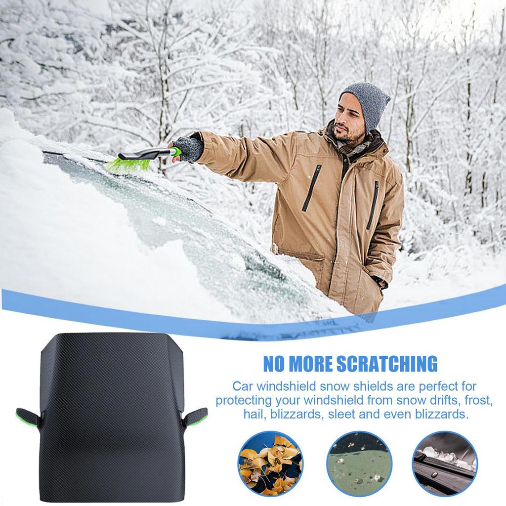 Car Windshield Snow Cover 102 X 45 Inch Oxford Mirrors Protectors Windshield Cover Frost Cover Automotive Windshield Snow Covers