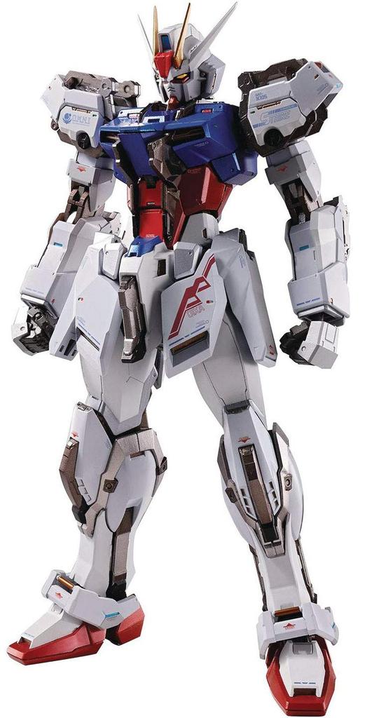 TAMASHII NATIONS METAL BUILD Mobile Suit Gundam SEED Aile Strike Gundam 180mm ABS PVC painted movable figure approx. Die-cast & &