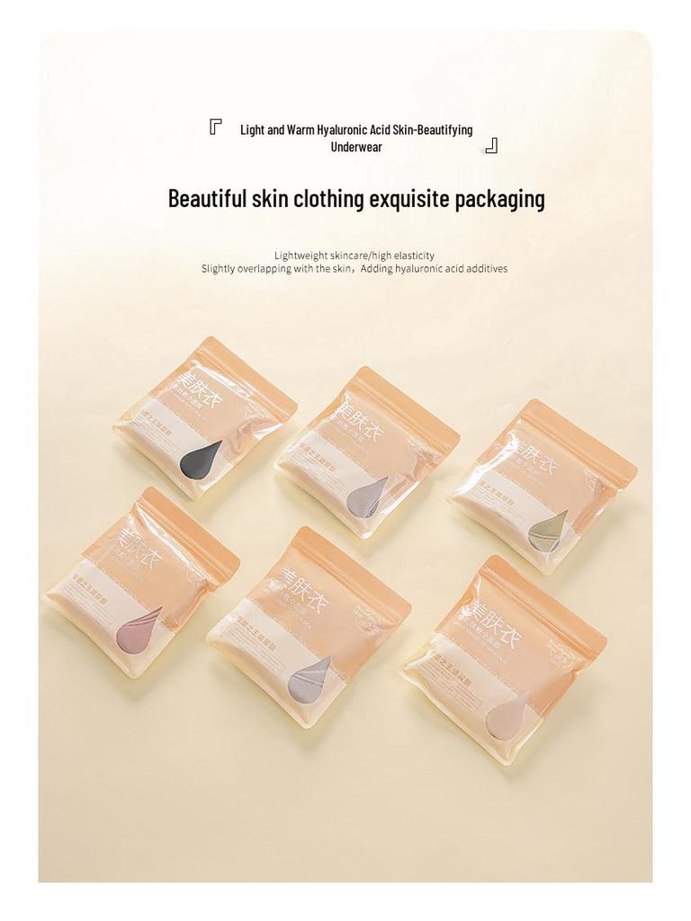 Spot Beauty Dámský bezešvý termotop: Ultra tenká, neviditelná, hřejivá základní vrstva s dlouhým rukávem, obohacená o kyselinu hyaluronovou.