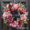 Easter Wreath Decor With Artificial Daisies Sunflowers Door Wall Hanging Home Party Decoration