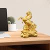 2026 Zodiac Statue Chinese New Year Blessing Horse Statue Home Decor Zodiac Horse Sculpture Golden Feng Shui Horse Sculpture