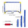 Indoor Outdoor Mini Folding Soccer Goal Net Plastic Football Post Frame Set Inflatable Kids Sport Toys For Indoor Outdoor Team Games