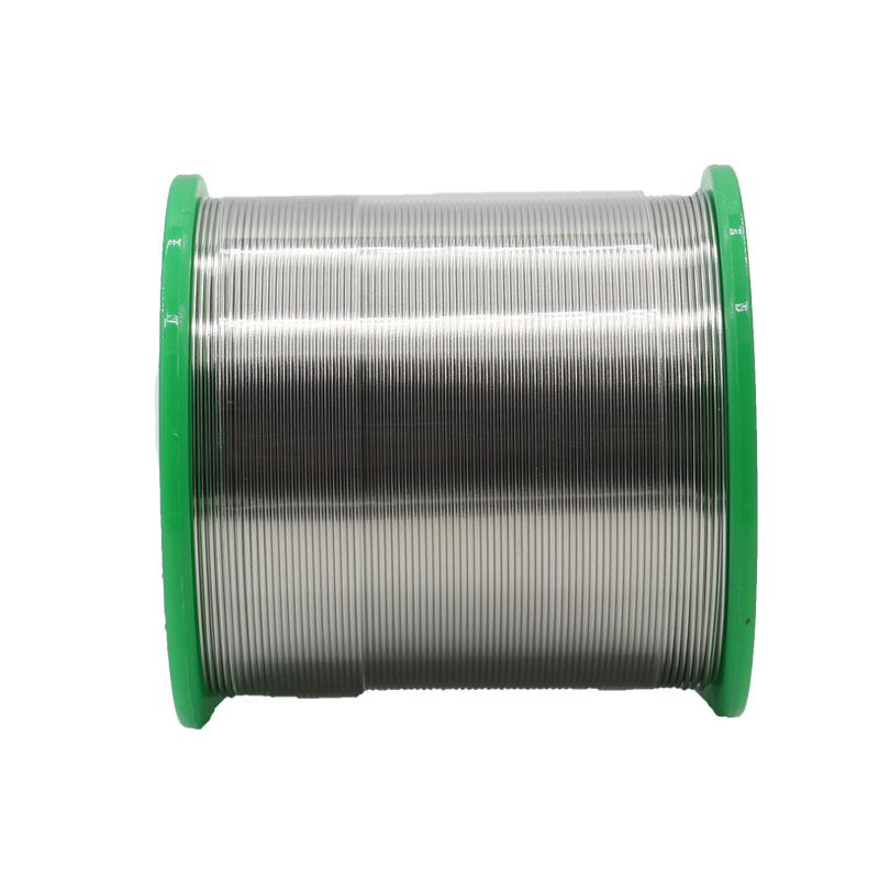 Environmentally Friendly Lead-Free Low-Temp Solder Wire, Rosin Flux Core, Tin Bismuth, Solid Core, Melts at 138°C, Sn42Bi58.