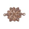 Filigree Diamond Shaped Connectors Ornate Multi Loop Links For Jewelry