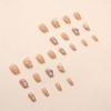 Medium Length Ballerina False Nail Square Head Nail Tips Fashion Coffin Fake Nails  Girl