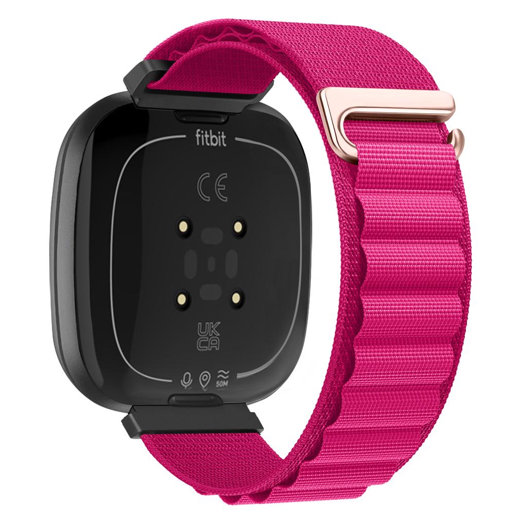Alpine Loop Nylon Strap For Fitbit Versa 4/3 Smartwatch Replacement Sports Bracelet Wristband For Fitbit Sense 2/1 Accessories