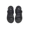 PUMA Women's Black Suede Mayu Nimbus Sandals 383379-02