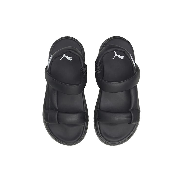 PUMA Women's Black Suede Mayu Nimbus Sandals 383379-02
