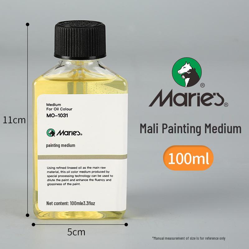 

Маслоразбавитель без запаха Marie 500 мл - Медиум для смешивания, Очиститель кистей Single Bottle