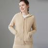 Fanzhen Women's Hooded Cashmere Blend Cardigan
