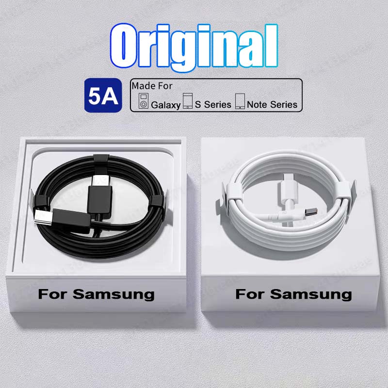 NNBILI 1-2PCS PD45W Quick Cable For Samsung Galaxy S20 S22 S23 Ultra Note 10 20 A53 54 Super Fast Charging USB Type C Data Cable