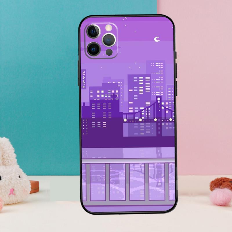 ART PIXEL AESTHETIC INDIE GEEK Phone Case For iPhone 17 Air 16 15 13 12 11 14 Pro Max 12 13 Mini 15 16 Plus 16e Cover Coque