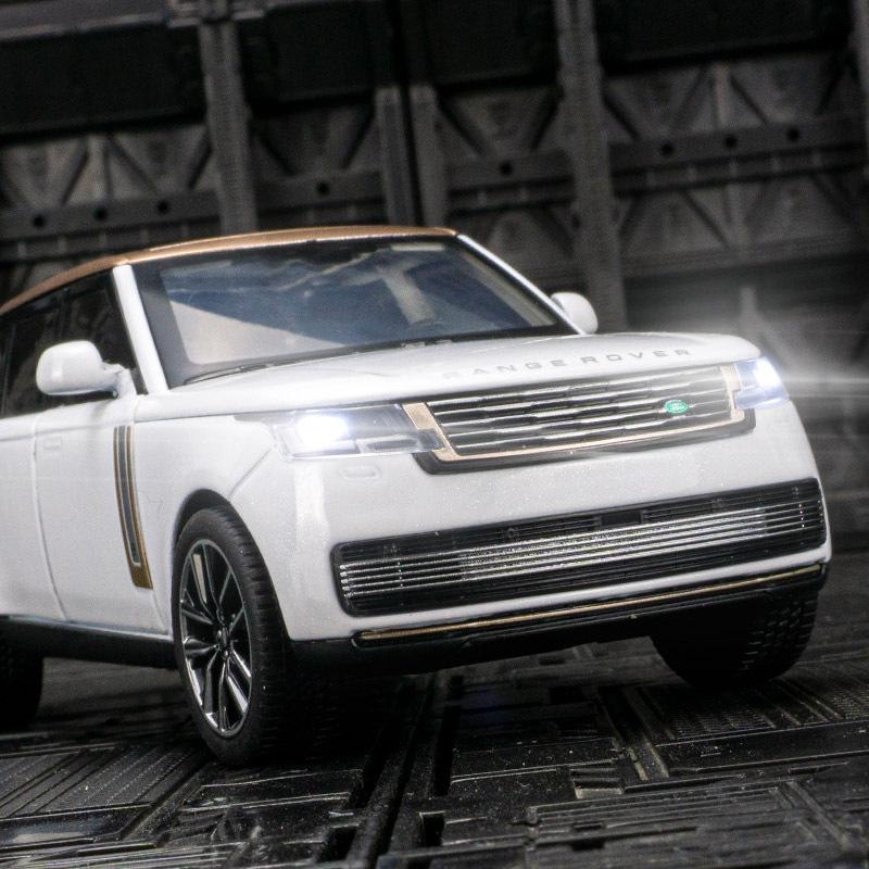 Qiyi Q3005A 2022 Range Rover Alloy Off-Road 6-Door Sound & Light Pull-Back Toy Car Model Ornament