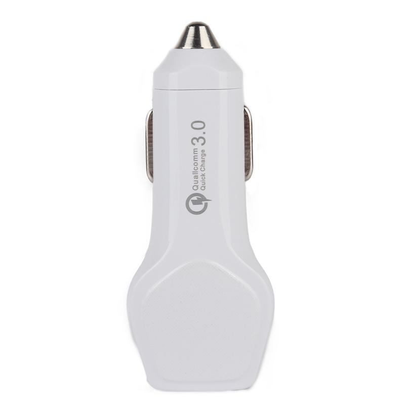 QC3.0 Quick Charge Car LED Blue Light Single USB Car Quick Charge Car Phone Charger