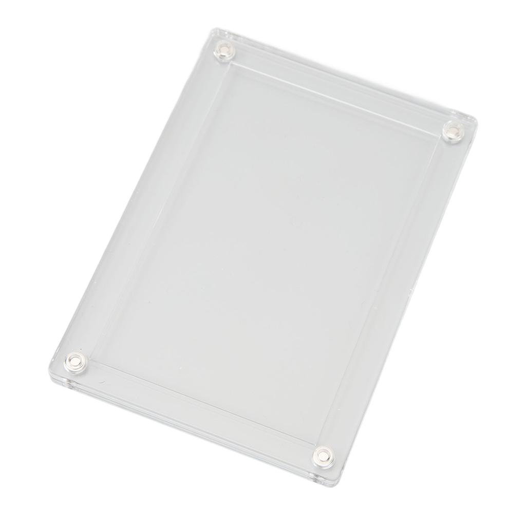 Refrigerator Photo Frames Acrylic Magnetic Double Sided Transparent Fridge Picture Display Frame