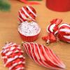 Lollipop Ornament Easy To Hang Christmas Ball Ornaments Holiday Hanging Decor Unique Candy Cane Pendant For New Year Celebration