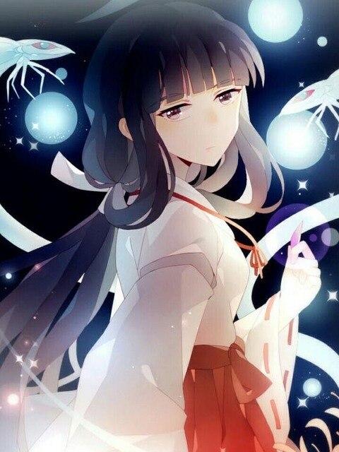 5D DIY Diamond Painting Anime Japanese Mosaic Full Round Drill Diamond Embroidery Handmade Cross Stitch Wall Decor Gift