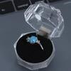 50/1pcs Jewelry Tray Transparent Crystal Ring Boxes Earrings Earrings Small Accessories Storage Box Jewelry Box Crystal Boxes