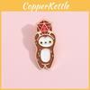 Charming Japanese Anime Brooch Of Cartoon Weasel Holding Dice Stylishly Crafted In Alloy