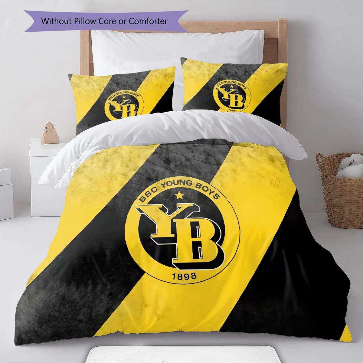 

BSC Young Boys RugPattern Bedding Quilt Set Quilt Cover Pillowcase Home Decoration Birthday Gift (1 * duvet cover + 2 * pillowcase, without core) 155x200cm
